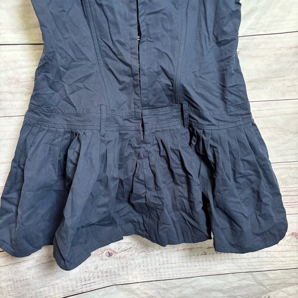 Lioness Honey Corset Revolve Fit and Flare Navy Mini Dress Medium - Picture 9 of 9